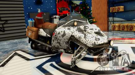 MOTO DE NEVE PARA NATAL para GTA San Andreas