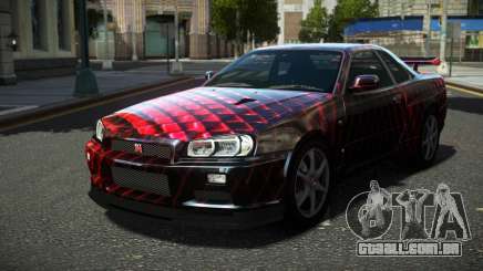 Nissan Skyline R34 Ralokshi S5 para GTA 4