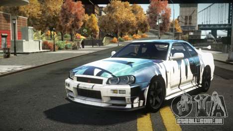 Nissan Skyline R34 Dezro S5 para GTA 4