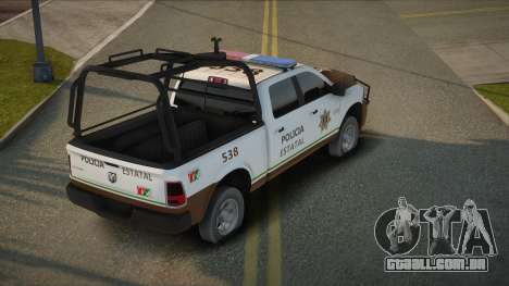 Dodge Ram Policia Estatal Tamaulipas para GTA San Andreas