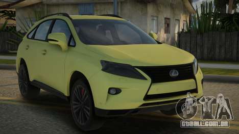 Lexus RX350 Nusimo para GTA San Andreas