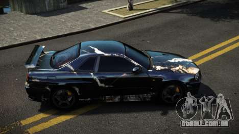 Nissan Skyline R34 Dezro S7 para GTA 4