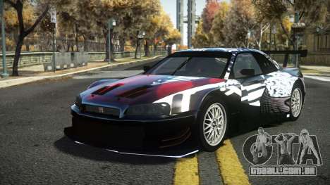 Nissan Skyline R34 Dibofas S4 para GTA 4