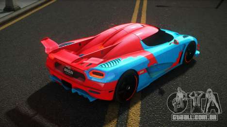 Koenigsegg Agera One Toshimy S3 para GTA 4