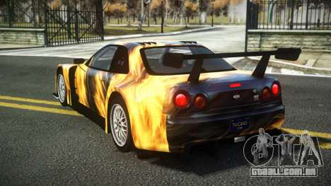 Nissan Skyline R34 Dibofas S14 para GTA 4