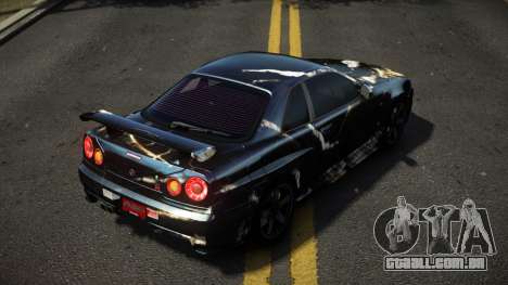 Nissan Skyline R34 Dezro S7 para GTA 4