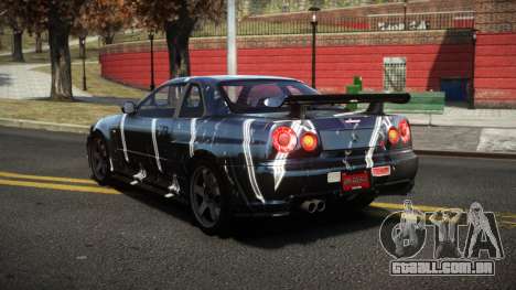 Nissan Skyline R34 Dezro S2 para GTA 4
