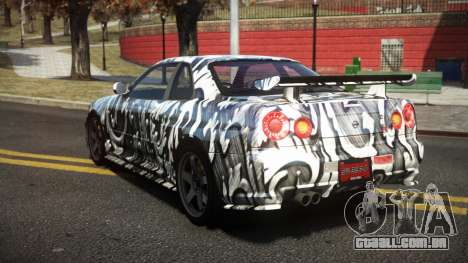 Nissan Skyline R34 Dezro S3 para GTA 4