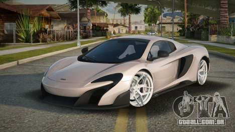 McLaren 675LT Scofr para GTA San Andreas