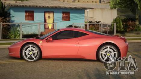 Ferrari 458 Italia Secrom para GTA San Andreas