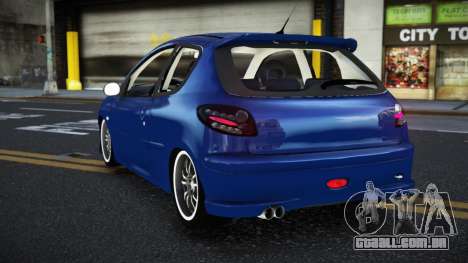 Peugeot 206 Bafuka para GTA 4