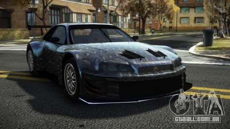 Nissan Skyline R34 Dibofas S13 para GTA 4