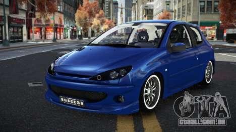 Peugeot 206 Bafuka para GTA 4