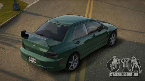 Mitsubishi Lancer Evolution VIII F-Sport para GTA San Andreas