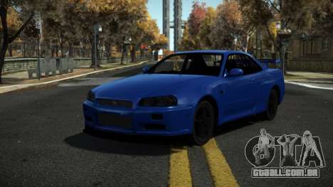 Nissan Skyline R34 Terihos para GTA 4
