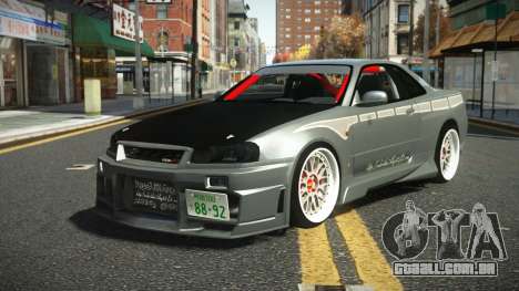 Nissan Skyline R34 Vuzax para GTA 4