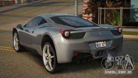 Ferrari 458 Italia V1.2 para GTA San Andreas