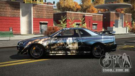 Nissan Skyline R34 Dezro S7 para GTA 4