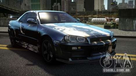 Nissan Skyline R34 Dezro S7 para GTA 4