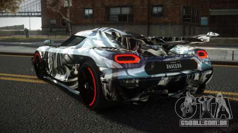 Koenigsegg Agera One Toshimy S4 para GTA 4
