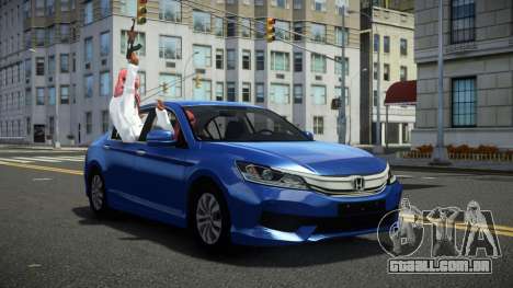 Honda Accord 2017 with Arab Passengers para GTA 4