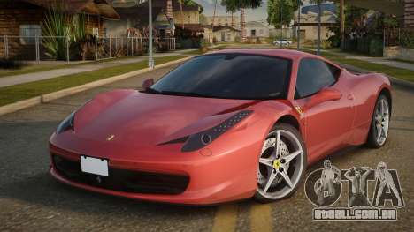 Ferrari 458 Italia Secrom para GTA San Andreas