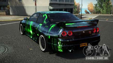 Nissan Skyline R33 Hikoshi S8 para GTA 4