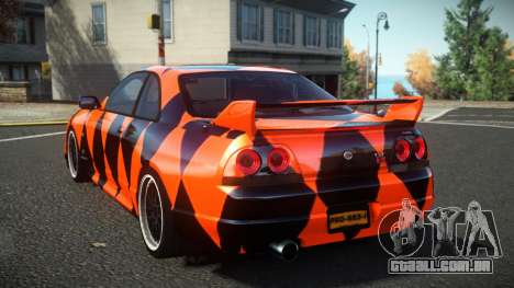 Nissan Skyline R33 Hikoshi S14 para GTA 4