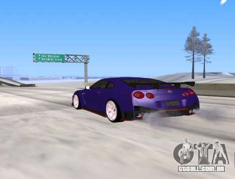 Nissan GT-R Nismo WT para GTA San Andreas