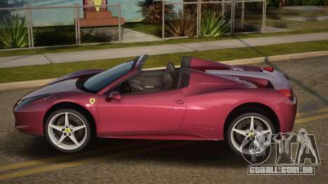 Ferrari 458 Spider V2.1 para GTA San Andreas
