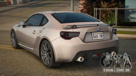 Subaru BRZ 2017 para GTA San Andreas