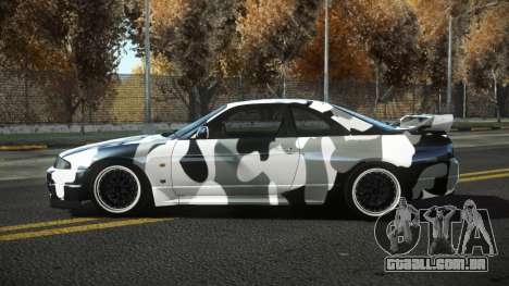 Nissan Skyline R33 Fahuz S8 para GTA 4