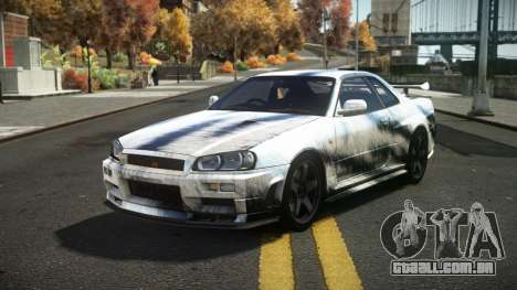 Nissan Skyline R34 Dezro S11 para GTA 4