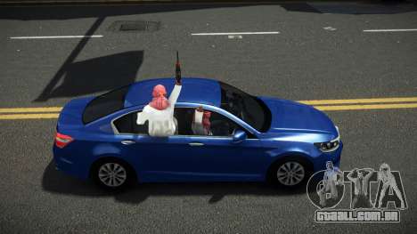 Honda Accord 2017 with Arab Passengers para GTA 4