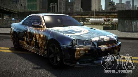 Nissan Skyline R34 Dezro S10 para GTA 4