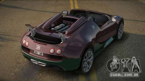 Bugatti Veyron Roadster para GTA San Andreas