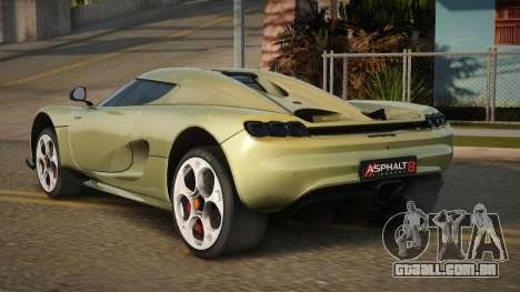 Koenigsegg CC850 Z-Sport para GTA San Andreas