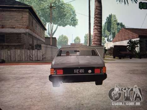 Volkswagen 1500 Cinza para GTA San Andreas