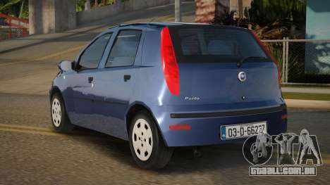 2003 FIAT Punto 1.2 (Five door) para GTA San Andreas