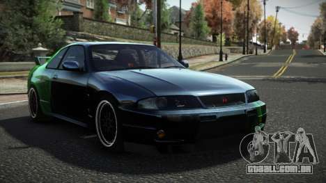 Nissan Skyline R33 Hikoshi S10 para GTA 4