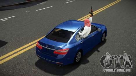 Honda Accord 2017 with Arab Passengers para GTA 4