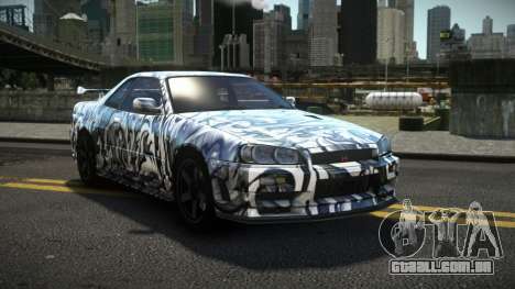 Nissan Skyline R34 Dezro S3 para GTA 4
