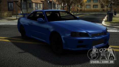 Nissan Skyline R34 Terihos para GTA 4