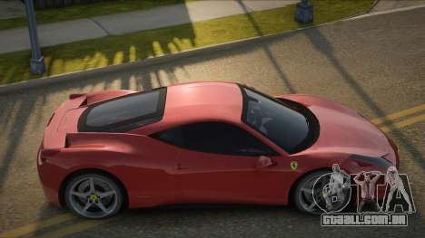 Ferrari 458 Italia Secrom para GTA San Andreas