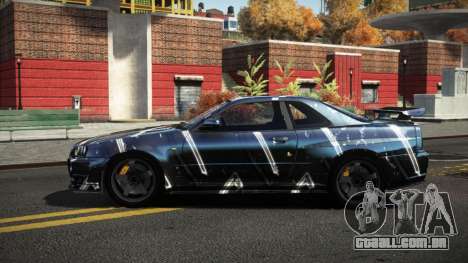 Nissan Skyline R34 Dezro S2 para GTA 4