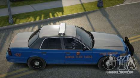 Georgia State Patrol 2011 Ford Crown Victoria para GTA San Andreas