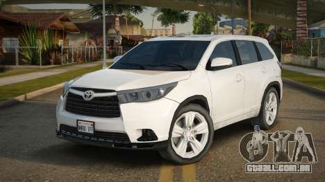 Toyota Highlander 2015 para GTA San Andreas