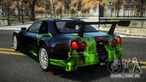 Nissan Skyline R34 Dibofas S10 para GTA 4
