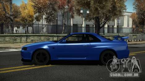 Nissan Skyline R34 Terihos para GTA 4