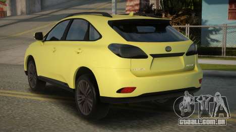 Lexus RX350 Nusimo para GTA San Andreas